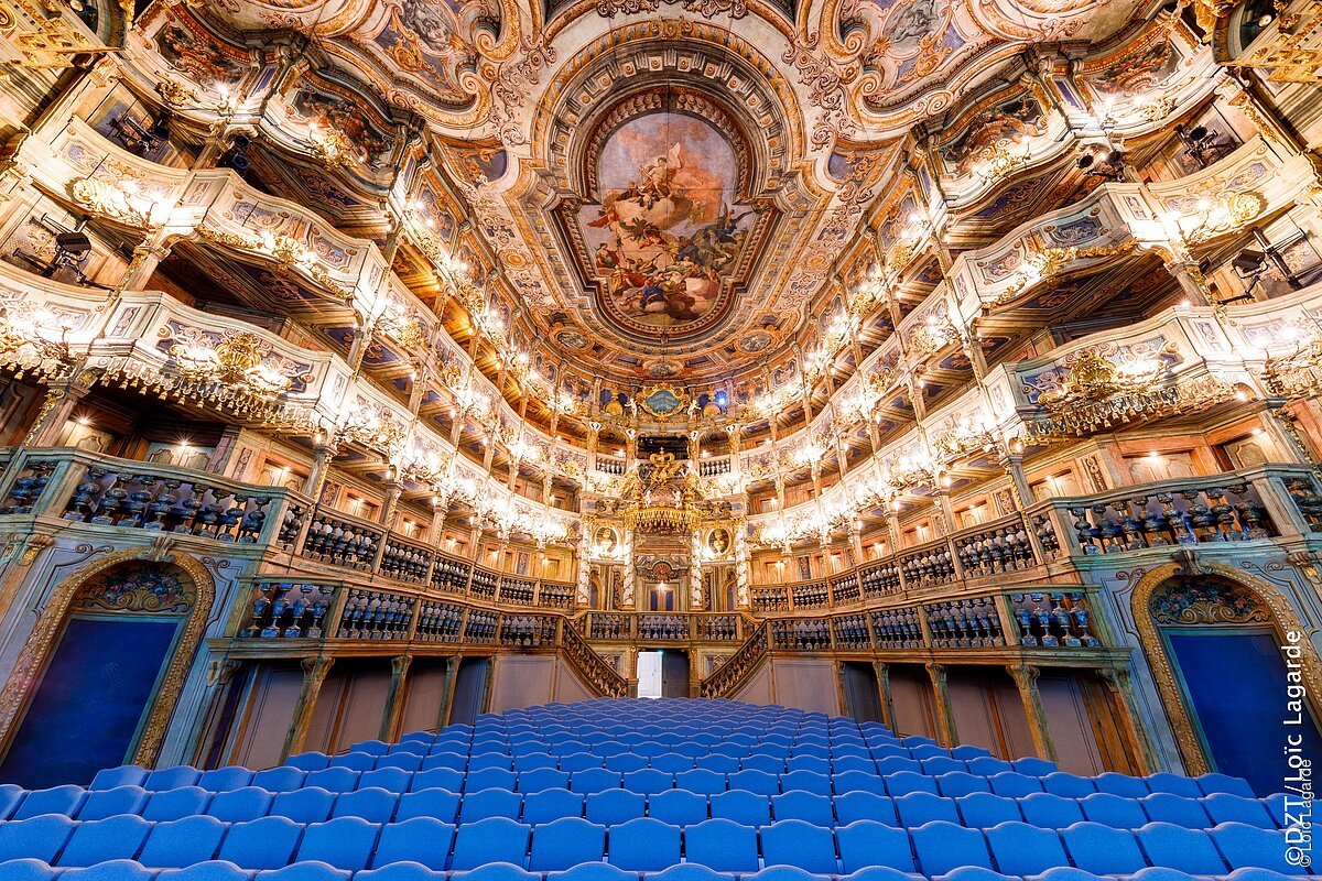 UNESCO Weltkultuerbe Markgräfliches Opernhaus (Bayreuth, Fichtelgebirge)